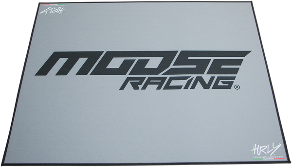 MOOSE RACING Absorbent Pit Pad Black, Gray 