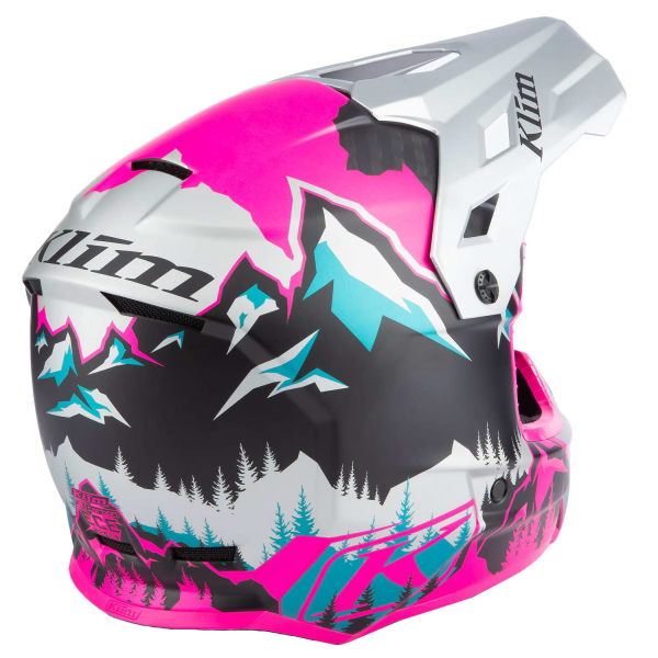 Casca Snowmobil Klim F3 Carbon ECE Wild - Chameleon-48