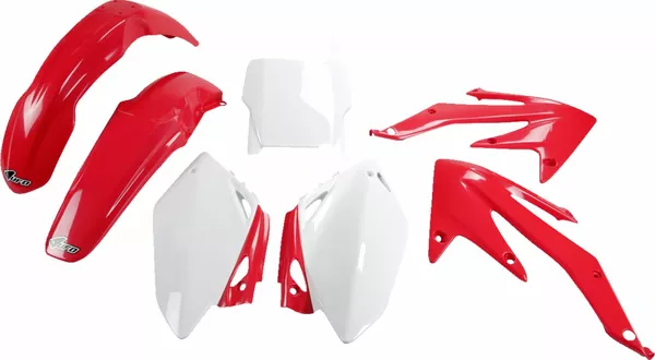 Full Body Replacement Plastic Kit Red, White-1