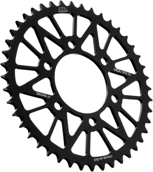 JT SPROCKETS Racelite Aluminum Rear Sprocket Black 