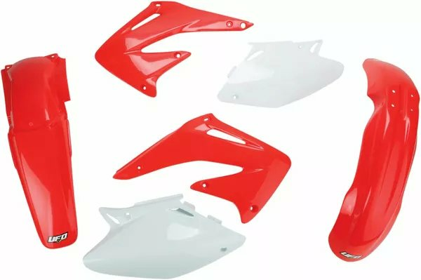 Full Body Replacement Plastic Kit Red, White-0