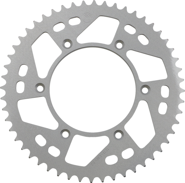 MOOSE RACING Rear Aluminum Sprocket Silver 