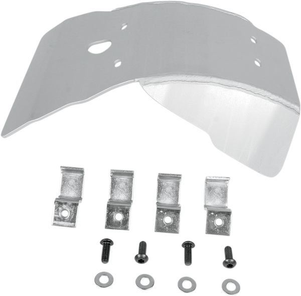 MOOSE RACING Aluminum Skid Plate Silver 