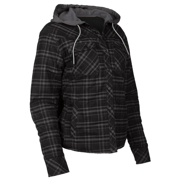 Camasa Dama Klim Upland Insulated Flannel Black - Asphalt-10