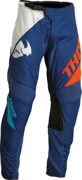 Pantaloni Thor Sector Edge Navy/Orange-1