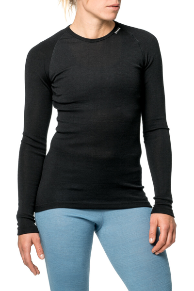 Woolpower Crewneck Merino base layer black XS-0