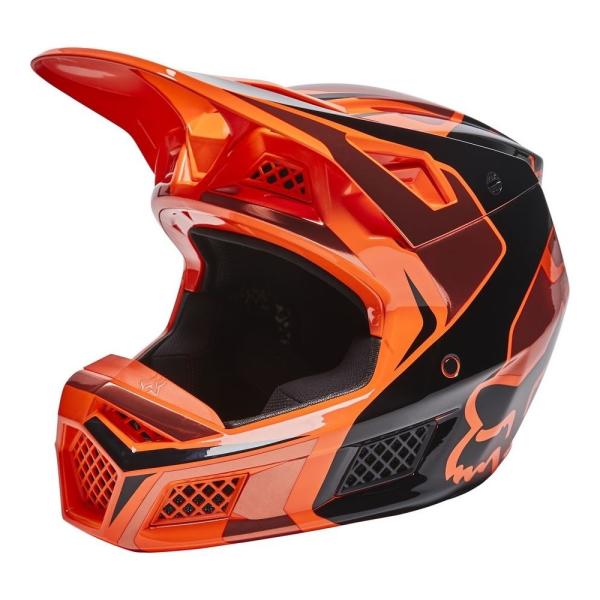 Casca Fox V3 RS Mirer ECE FLO Orange-4