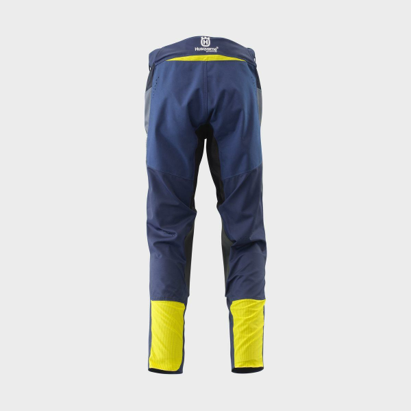 Pantaloni Husqvarna Authentic Albastru/Galben-0