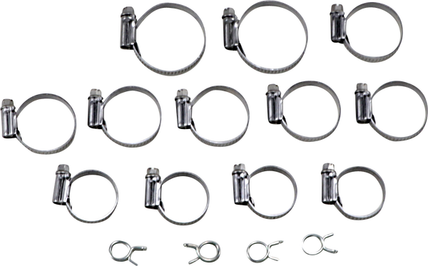 Radiator Clamp Kit Silver