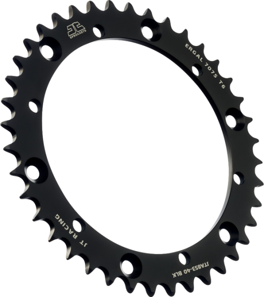 JT SPROCKETS Racelite Aluminum Rear Sprocket Black -0