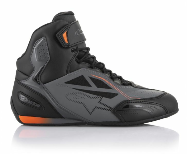 Ghete Alpinestars Faster-3 Drystar Negru/Gri/Portocaliu-3