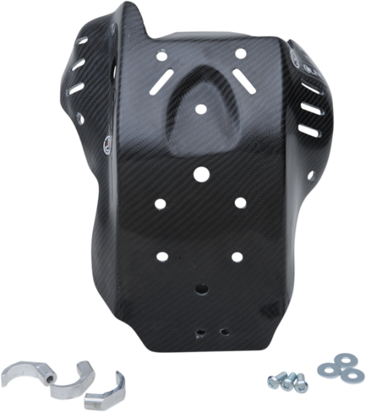 MOOSE RACING Carbon Fiber Skid Plate Black 