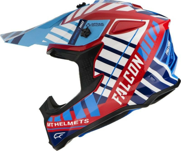 Casca MT Falcon Energy B5 Red/Blue