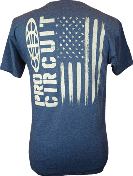 Logo Flag T-shirt Blue-0