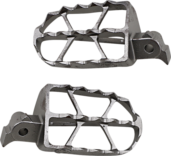 MOOSE RACING Nd Series Footpegs Silver 