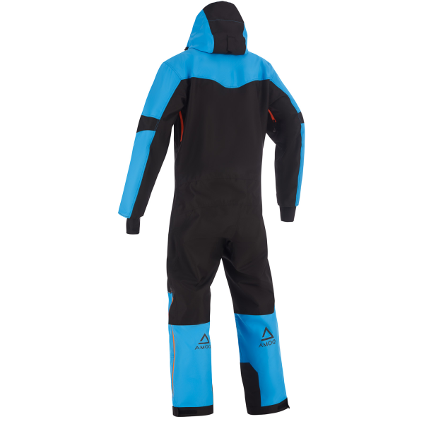 AMOQ Void V2 Monosuit Insulated Black/Sky Blue/Orange S-2