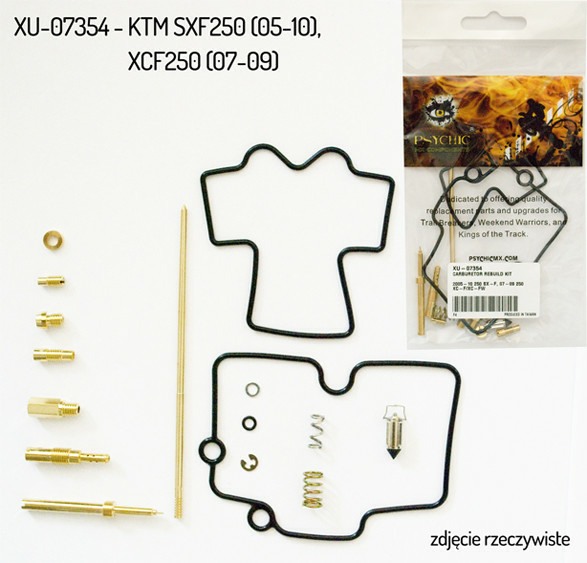 KIT REPARARE CARBURATOR PSIHIC KTM SXF 250 '05-'10, XCF 250 '07-'09 (26-1520) (PENTRU 1 CARBURATOR)