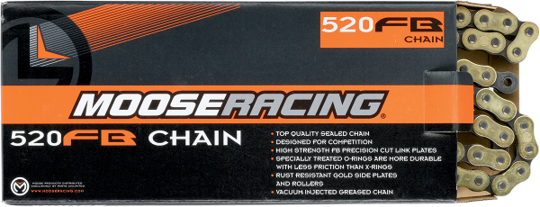 MOOSE RACING 520 Fb Chain Gold 