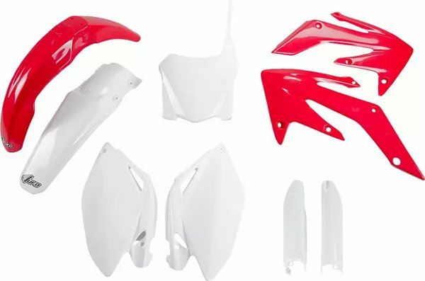 Full Body Replacement Plastic Kit Red, White-1