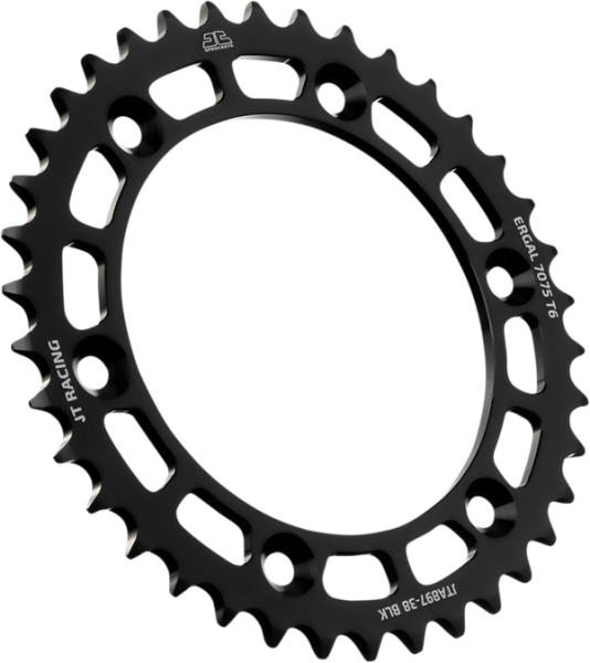 JT SPROCKETS Racelite Aluminum Rear Sprocket Black 