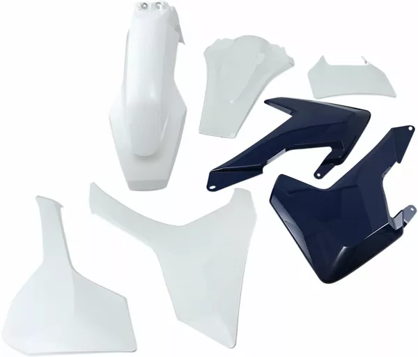 Replacement Plastic Body Kit Blue, White-3