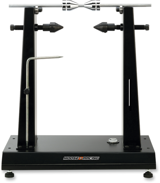 MOOSE RACING Wheel Truing And Balancing Stand Black, Powder-coated 