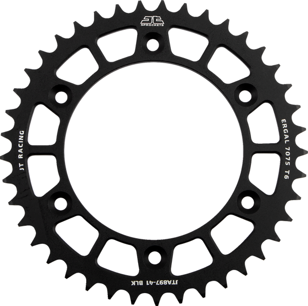 JT SPROCKETS Racelite Aluminum Rear Sprocket Black 