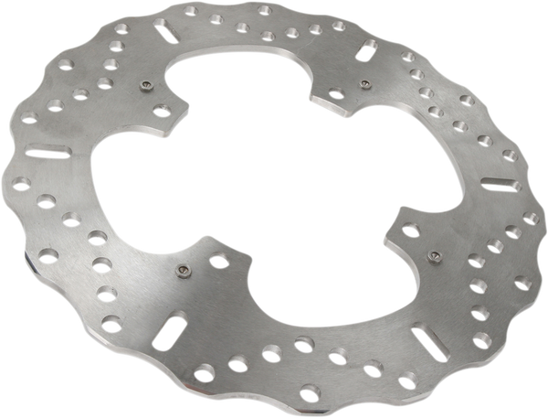 Contour Fixed Brake Rotor Silver, Stainless Steel