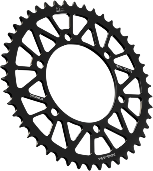 JT SPROCKETS Racelite Aluminum Rear Sprocket Black 