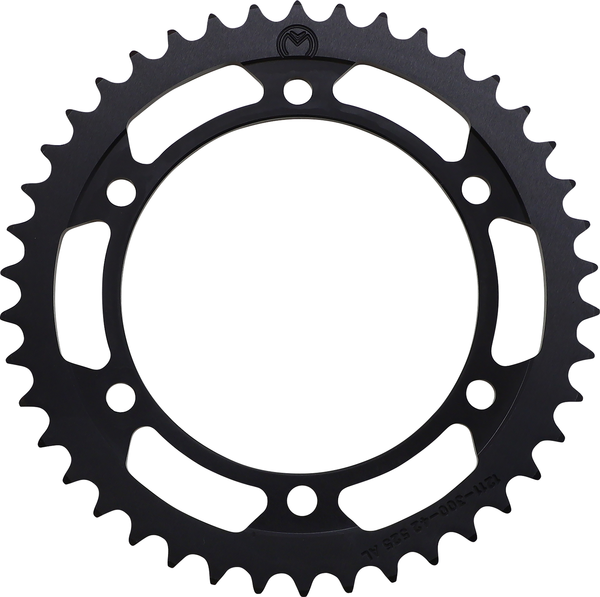 MOOSE RACING Rear Aluminum Sprocket Black -0