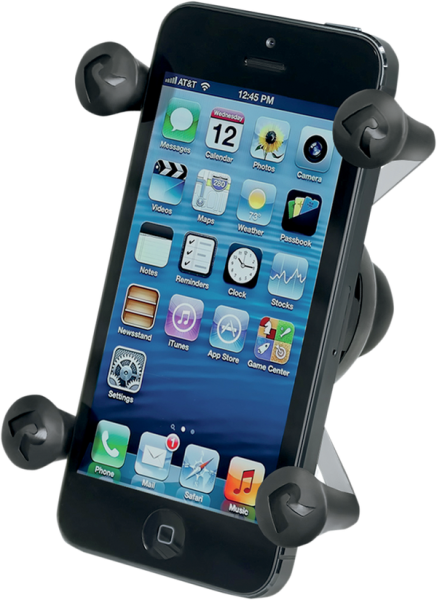 Universal X-grip Cell Phone Cradle With 1'' Ball Black 