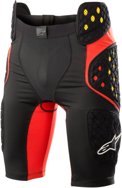 Pantaloni Protecție Alpinestar Sequence Pro Black Red-4