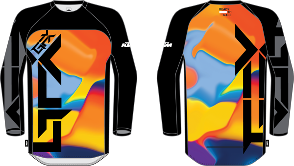 GRAVITY-FX JERSEY AIR BLK/ORANGE