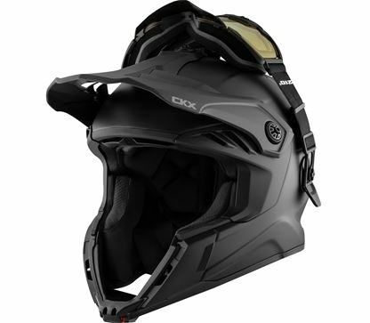 CKX Helmet + Goggles TITAN Airflow Matt black S-0