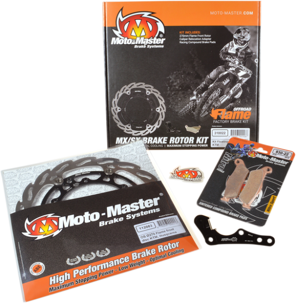 Brake Kit Black, Stainless Steel