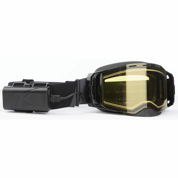 Ochelari Snowmobil Klim Edge eFire Slope Black Light Yellow Tint-4