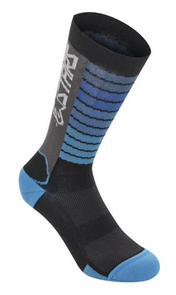 Sosete MTB Alpinestars Drop 22 Black/Aqua-0