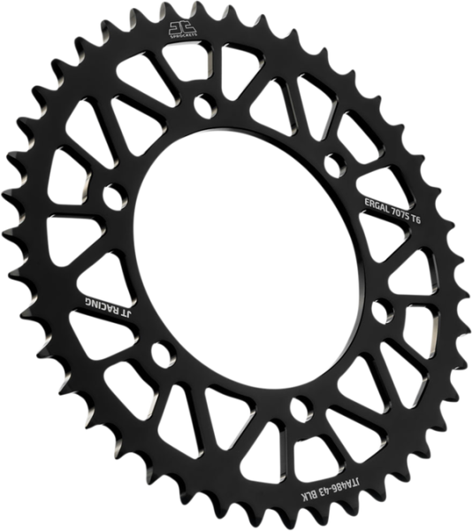 JT SPROCKETS Racelite Aluminum Rear Sprocket Black 