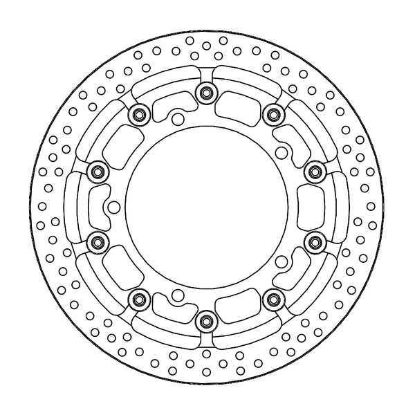 Halo Series Floating Rotor Black