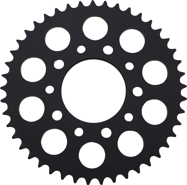 MOOSE RACING Rear Aluminum Sprocket Black -0