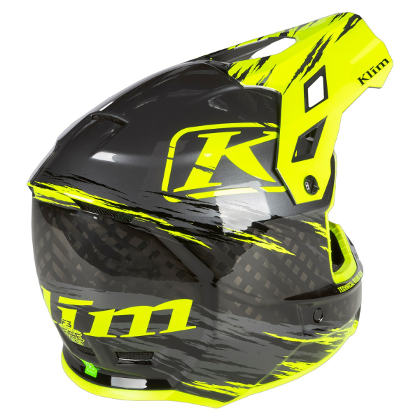 Casca Snowmobil Klim F3 Carbon Pro ECE Ascent Black - Asphalt-9