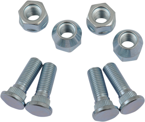 MOOSE RACING Wheel Stud-nut Kit Silver 