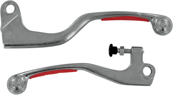 MOOSE RACING Competition Lever Red, Silver 