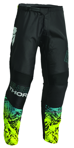 Pantaloni Thor Sector Atlas Acid/Black/Teal-6