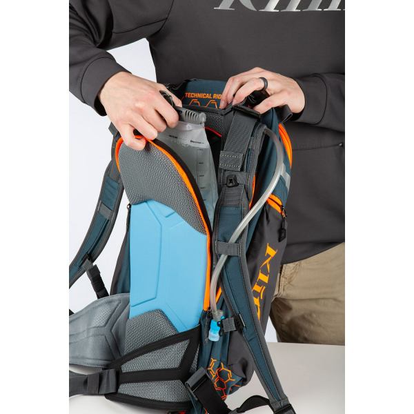 Rucsac Klim Arsenal Petrol - Strike Orange-12