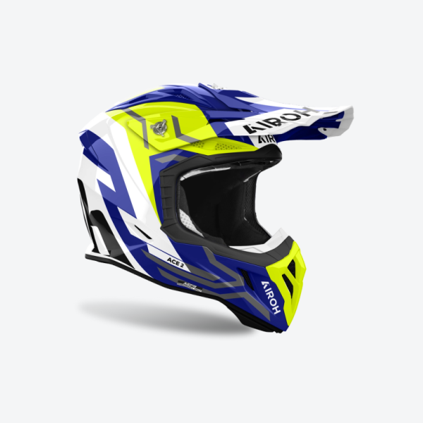 Casca Enduro Airoh Aviator Ace 2 Ground Yellow Gloss-1