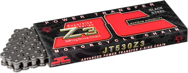 520 Z3 Heavy Duty X-ring Sealed Drive Chain Steel