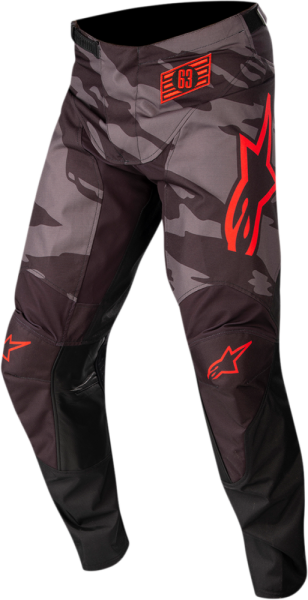 Pantaloni copii Alpinestars Racer Tactical Black/Camo/Red-2