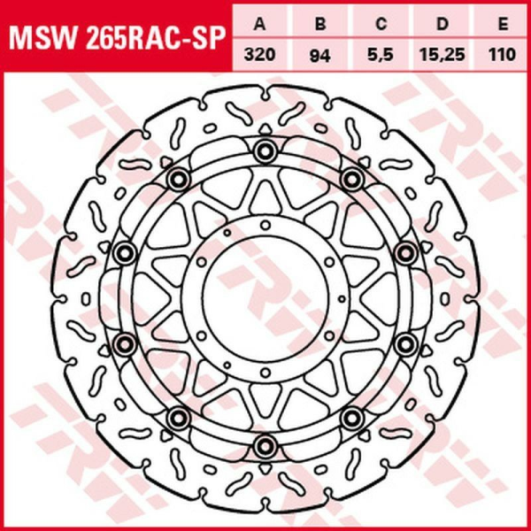 Disc frana fata TRW HONDA CBR 1000R / RR FIREBLADE '08 -'16