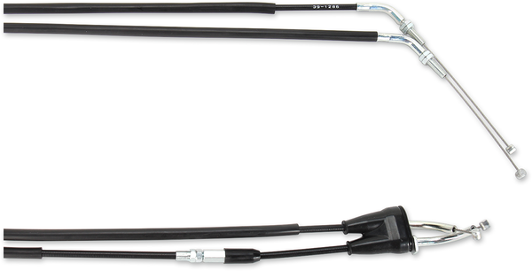 MOOSE RACING Black Vinyl Throttle Cable Black -1